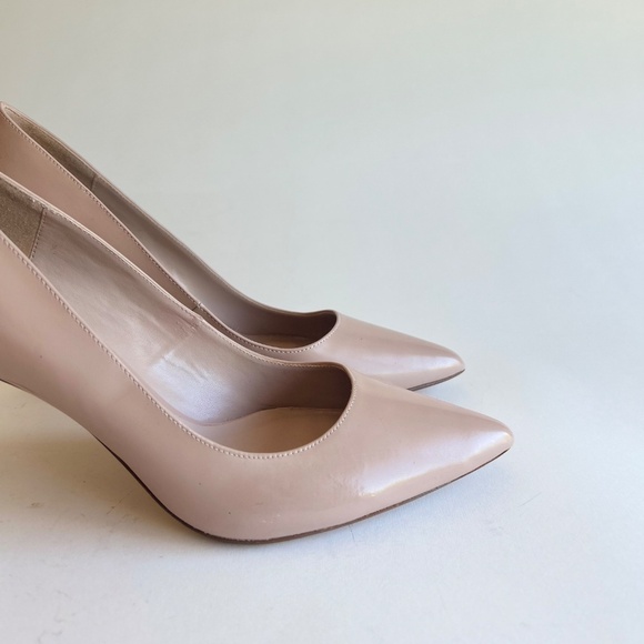 Dune London Dust Pink Patent Leather Point Toe Heels size EUR 40, US 9.5 - Picture 13 of 13